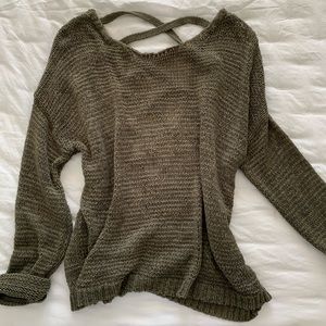 Forever21 Cross back sweater